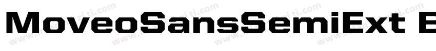 MoveoSansSemiExt BlackItalic字体转换